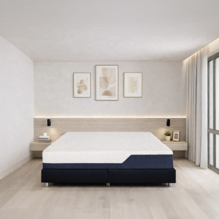 Colchón Compactado y enrollado: Adaptabilidad y Soporte en un Diseño Comprimido.